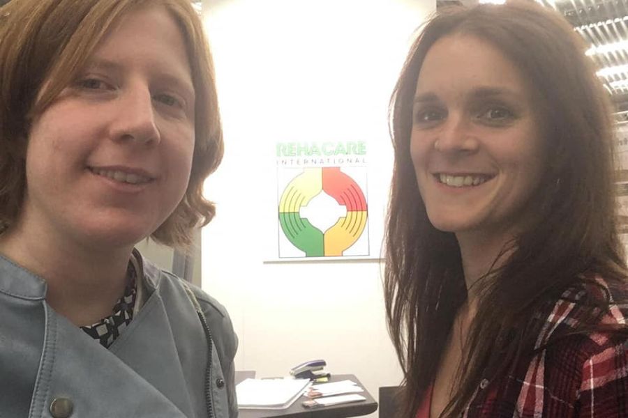 An der Rehacare in Düsseldorf